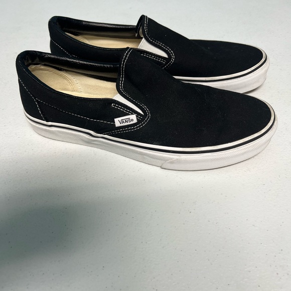 Vans Other - Vans Black Slip-On Sneakers. Men's 8.5.